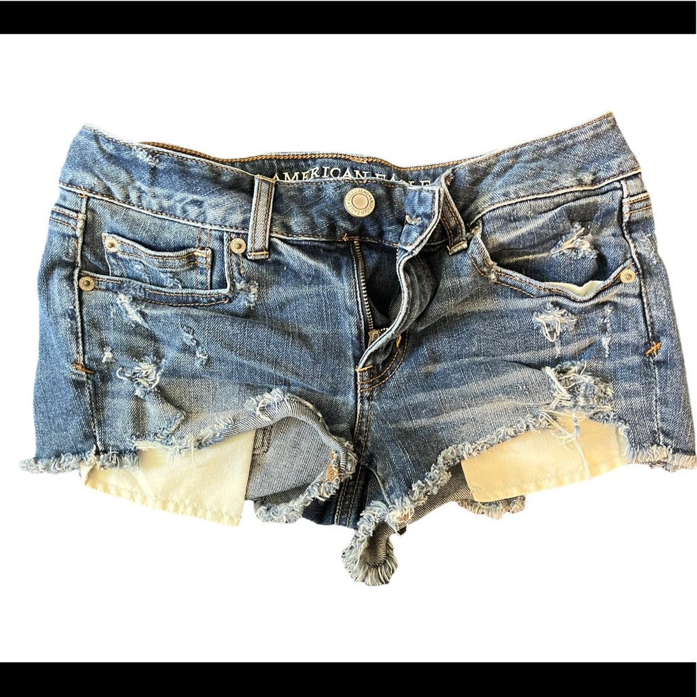 American eagle jean shorts